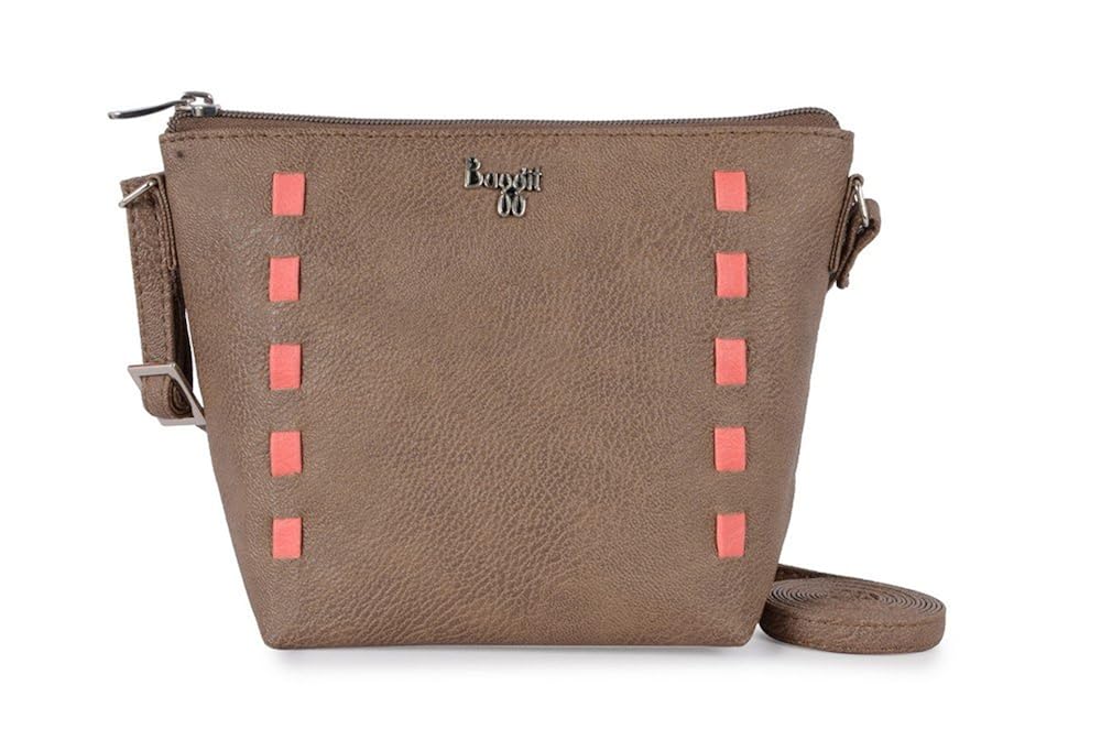 baggit women's sling bag (smoke) ()