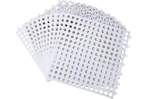 SENENQU 12Pack 12" x 12" Interlocking Rubber Floor Tiles Non-Slip Pool Mat Splicing Shower Mat Outdoor Cushion Mat for Bathroom, Deck, Drain, Pool, Patio, Balcony, Kennel, White