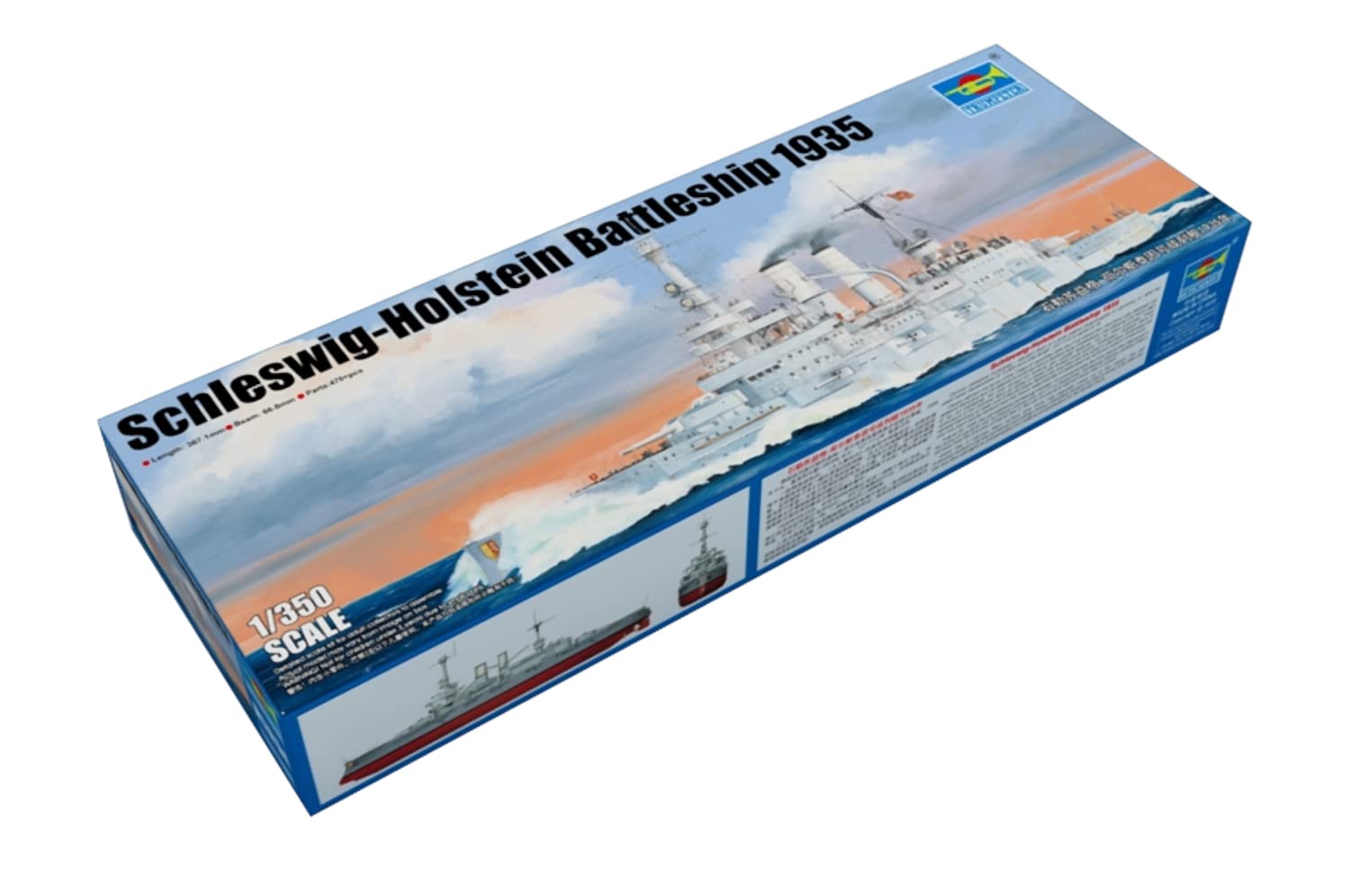 Trumpeter 1:350 - Schlesig- Holstein Battleship 1935