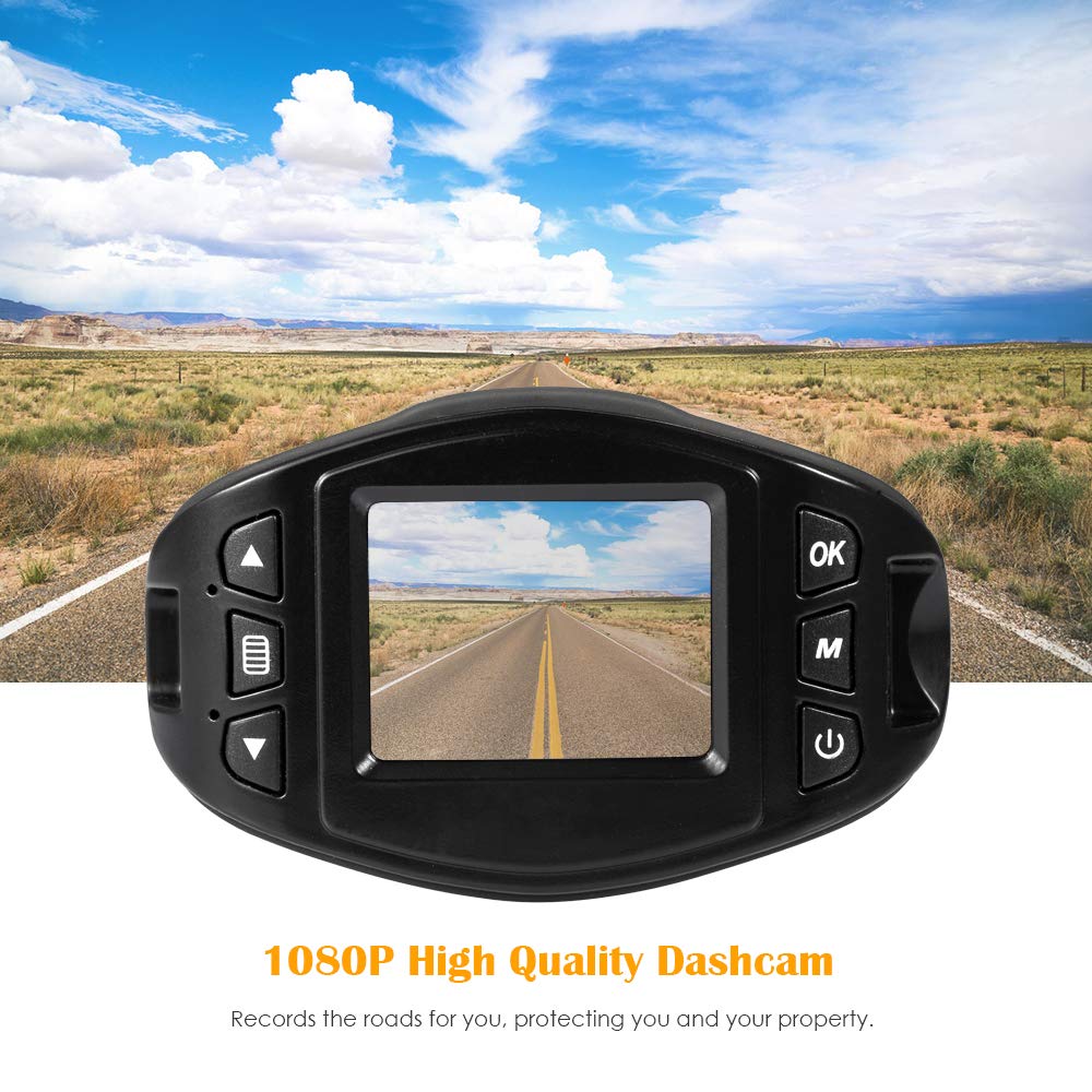 Acumen Dash Cam for Cars with Wide Angle Video Recorder Vehicle Dashboard Camera Exmor Sensor WDR Loop Recording Memory Card Included (Black)