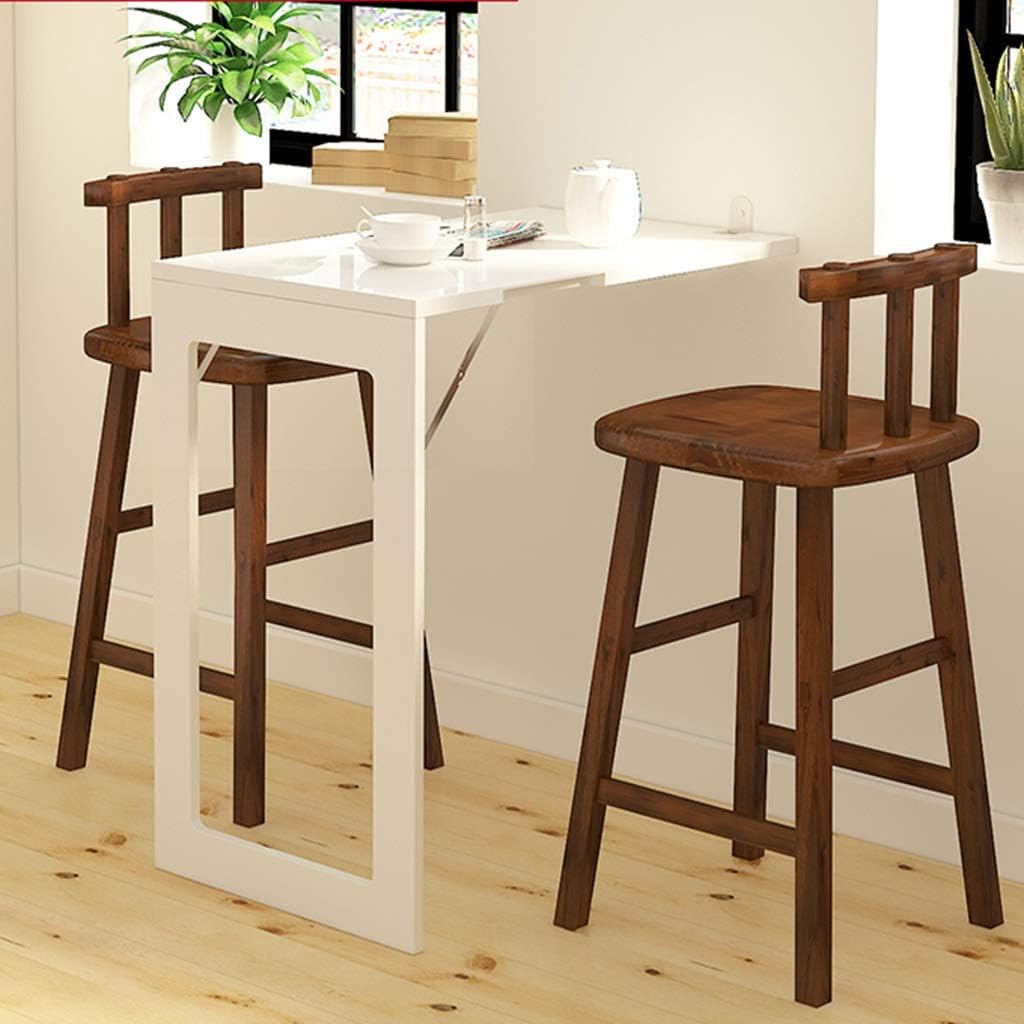 Chang Xu Dong Shop Wall Mounted Folding Dining Table Fold Up Table For Small Spaces Multi Function Home Office Desk Mdf Modern Simplicity Computer Desk Color White Amazon Co Uk Kitchen Home