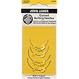 Colonial Needle JJ60400 Curved Quilting Hand Needles, 4-Pack , Yellow