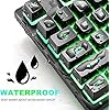 LexonElec-Gaming-Keyboard-Mouse-Combo-K13-Wired-Rainbow-Led-Backlit-104-Keys-Ergonomic-Gamer-Keyboard-2400DPI-Adjust-4-Buttons-Usb-Optical-Game-Mouse-Sets-Mousepad-Compatible-with-PC-Laptop Wired Gaming Keyboard and Mouse Set Rainbow Backlit 104 Keys Full Anti-ghosting light up Keyboard 2400 DPI 4 Button Usb…
