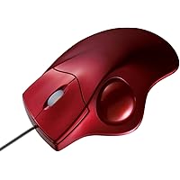 SANWA Supply PC Trackball Mouse USB MA-TB39R Red