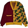 iSHOWcos Anime Cardigan Giyuu Sweater Tomioka Giyuu Kimono Costume Knitted Jacket Coat