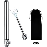 V-Frankness Shower Douche with Water Control Valve for Men and Women | with Water Control Valve, Smooth Metal Nozzles, Easy to Setup, for Colon cleansing, Home and Travel Portable Cleaning