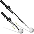 gonsir Retractable Golf Swing Aid for Golf Speed Training, Rhythm Click Golf Swing Trainer for Indoor Golf Practice & Outdoor Warm Up, Golf Grip Trainer for Improving Hitting Strength & Tempo