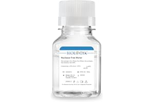 CryoKing Ultra Pure Water, 100ml Nuclease Free Water Molecular Biology Grade, Sterilization, DNase, RNase, Protease, Endotoxins (Pyrogen) Free, PCR/RT-PCR Certified