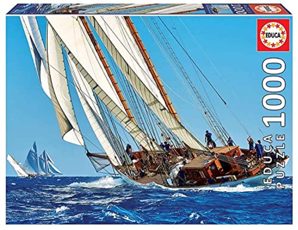 Educa - Sailboat Jigsaw Puzzle, 1000 Pieces, Multicoloured (18490)