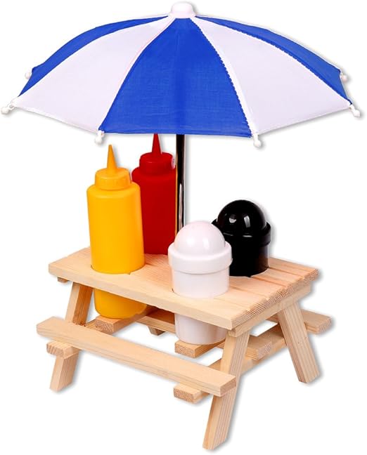 Mesa con sombrilla Las mejores mesas.