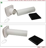 Kair Plastic Ducting Pipe 100mm to 350mm Short Length Rigid Duct Channel view 5