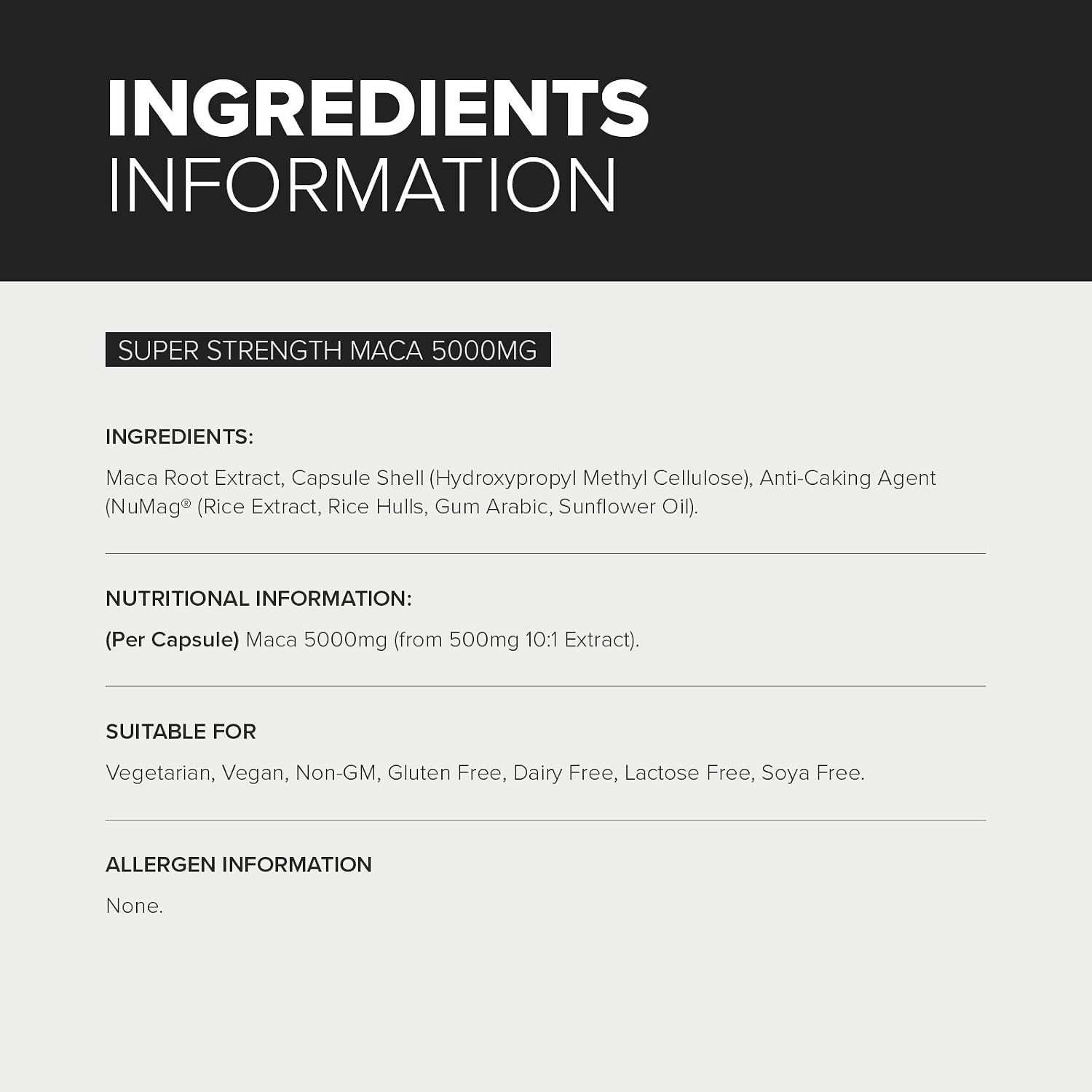 Bulk Super Strength Maca Capsules, 5000 mg, Peruvian Maca Root, High Strength, Pack of 90, 90 Servings, Packaging May Vary - Image 5