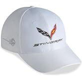 West Coast Corvette - C7 Corvette Embroidered Performance Hat (White)