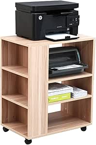 Printer Stands Estante de Madera para Impresora, para copiar el Suelo