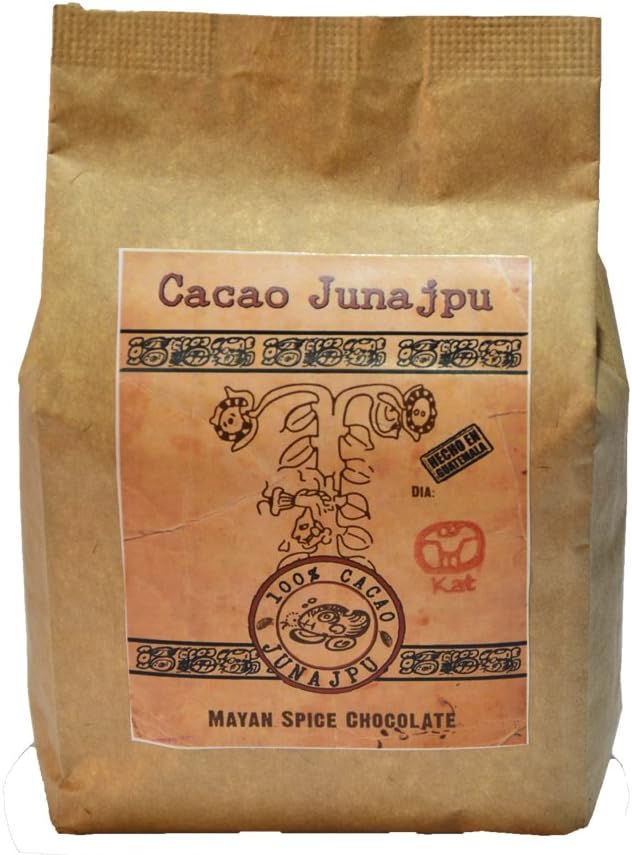 Junajpu - Mayan Cacao Powder - Stone Ground - 1 Lb (Pack of 3)