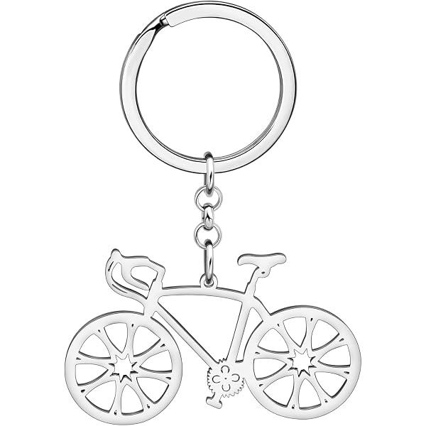 ARFUKA Bike Keychain Bicycle Pendant Keyring Metal Key Ring