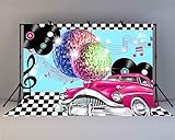 LYLYCTY 10x7ft 50s 80s Retro Rock N Roll Diner