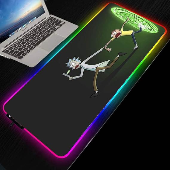 Anime Rick and Morty Gaming Mouse Pad Computer Mousepad Large Mouse Pad