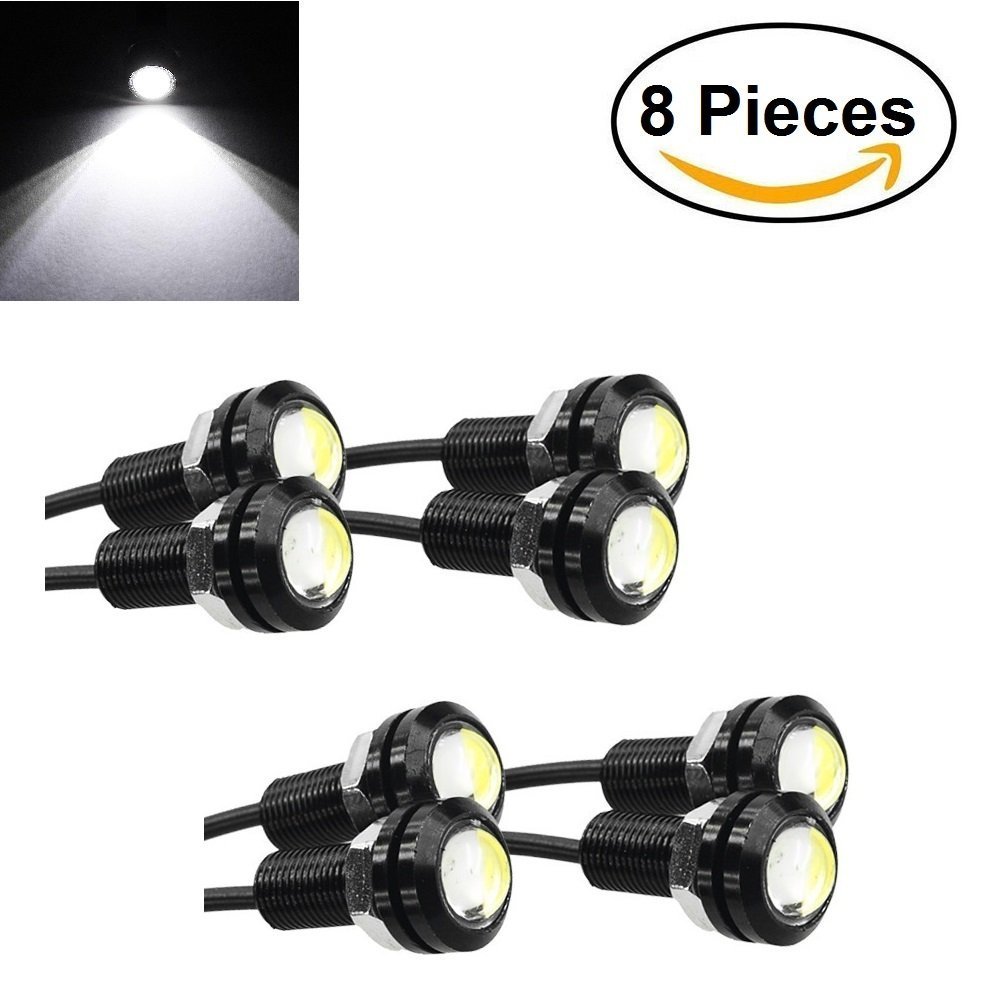 Super LED Light Set Of 8 Pcs High Power 8000K Yellow 3W 12V 0.7
