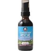 WishGarden Herbs Congestion Rescue for Kids, Herbal Decongestant, 2oz | Wild Cherry Bark, Elderflower, Yerba Santa &amp; Goldenrod, Chest &amp; Sinus Comfort, FairWild Certified, Vegan