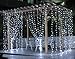 Ucharge 600 LED Curtain Icicle Lights with 8 Modes, Curtain String Fairy Wedding Led Lights for Wedding, Party, Home,Wall, Bathroom, Holiday Decorative Lights.(White)