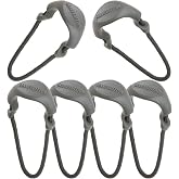 MAXPEDITION Positive Grip Zipper Pulls (Large, Gray) Pack of 6, Zipper Pull Replacement for Tactical Backpack, EDC Pouch, Bug Out Bag &amp; Luggage, Sling Pull Tab, PZLGRY