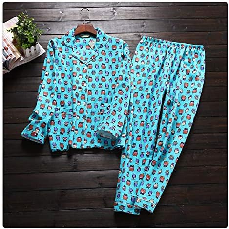 Korea 100% Cotton Pyjamas Women Pajamas Sets 100% Brushed Winter Warm Sleepwear