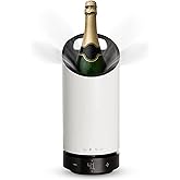 Grad No.1 Cooler (Off-White) – Silent Portable Cooler with Exact Temperature Setter – Insulated Bottle Cooler Keeps Drinks Cold for Hours – Ideal Wine Gift – Up to 10 cm Diameter Bottles