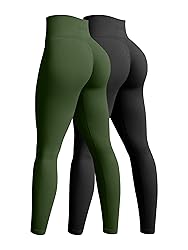 OQQ Women's 2 Piece Yoga Legging Seamless Workout
