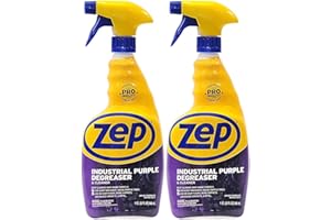 Zep Industrial Purple Cleaner and Degreaser Concentrate - 32 Ounce (Case of 2) R42310 - Easy to Rinse Formula