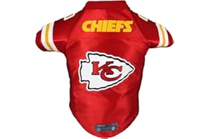 Littlearth NFL Kansas City Chiefs Premium Pet Jersey, Team Color, Small