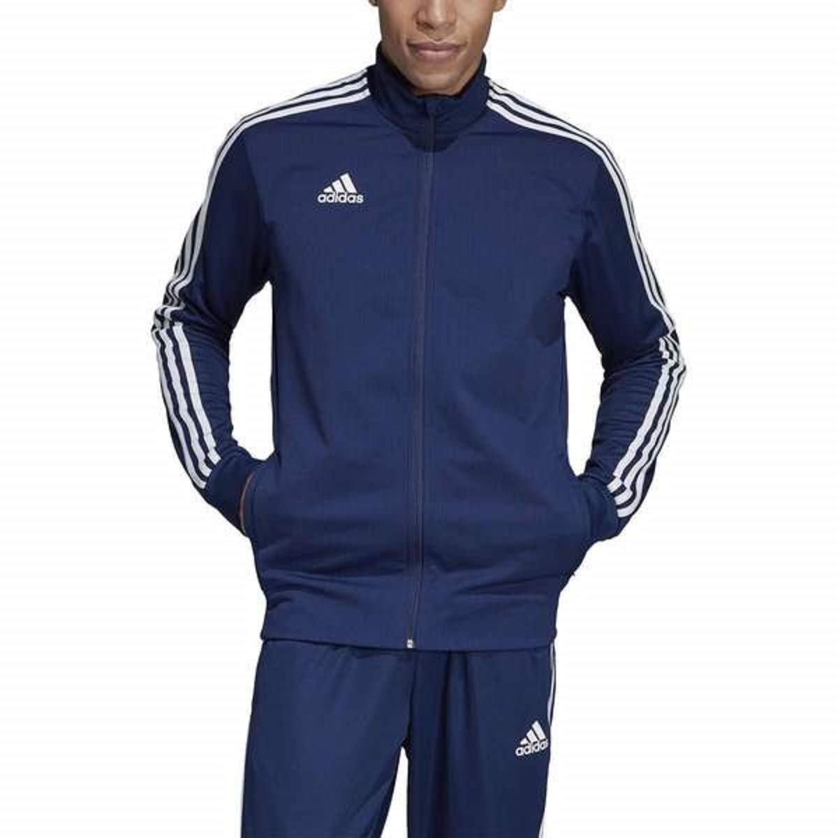 blue adidas sweatsuit