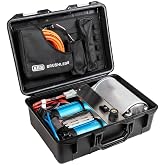 ARB CKBLTP12 12V Brushless Portable Air Compressor Premium Twin Motor On Board boasts 1.5X in Output. Ideal for Faster tire Inflating time and 4x4 Off Road Adventures - 2025 Launched
