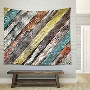 Wood Background - Fabric Wall Tapestry Home Decor - 51x60 inches