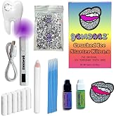 Gemzeez Original DIY Tooth Gemz Starter Kit &ndash; Temporary Cosmetic Crystal Gems for a Sparkling Smile &ndash; Easy At-Home Application