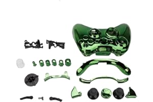 OSTENT Full Controller Shell Case Housing for Microsoft Xbox 360 Wireless Controller Color Green