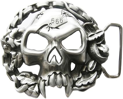 skull belt buckle amazon