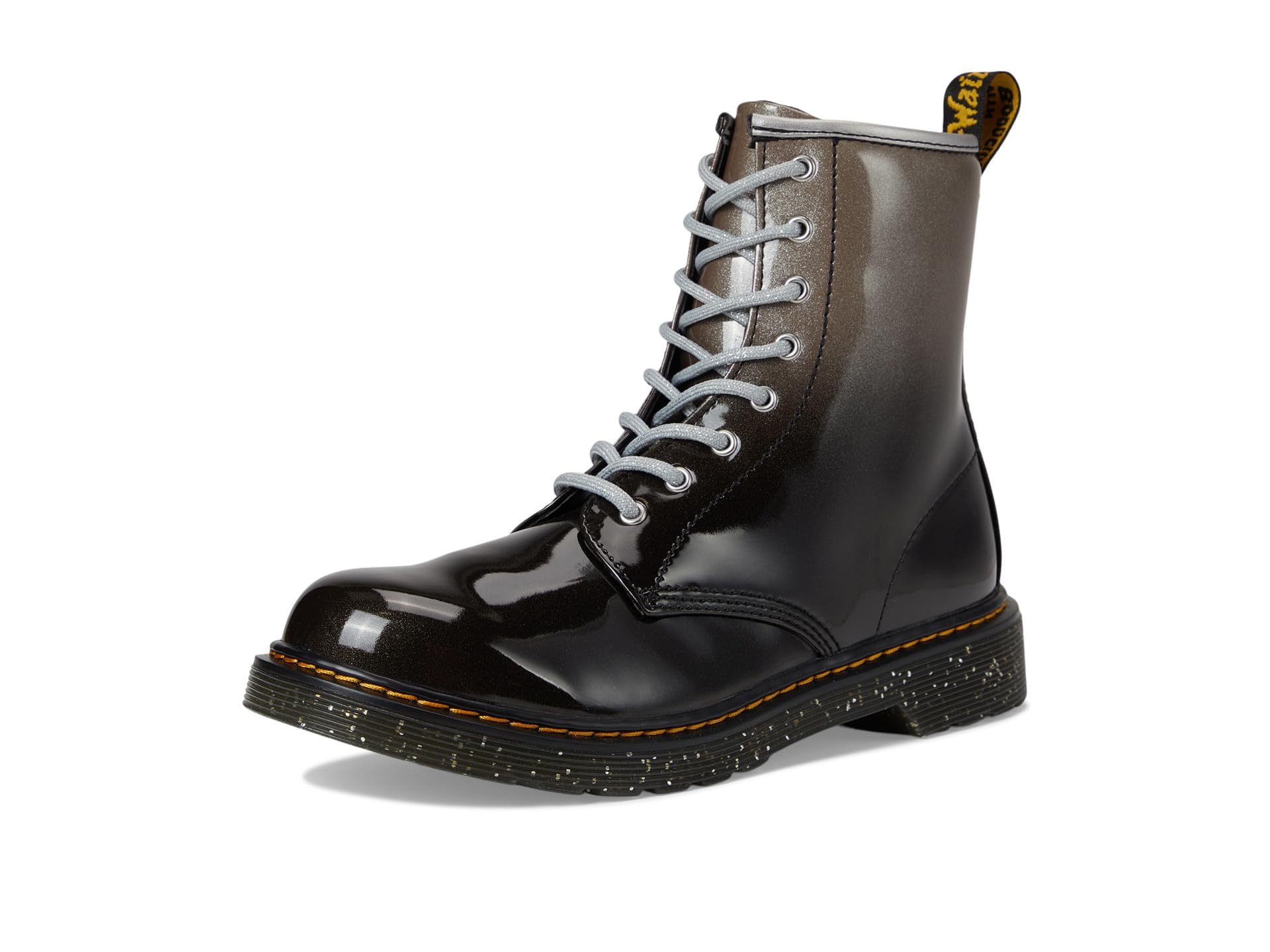 Photo 1 of Dr. Martens Women's 1460 W Patent Leather 8 Eye Boot, Black, 8