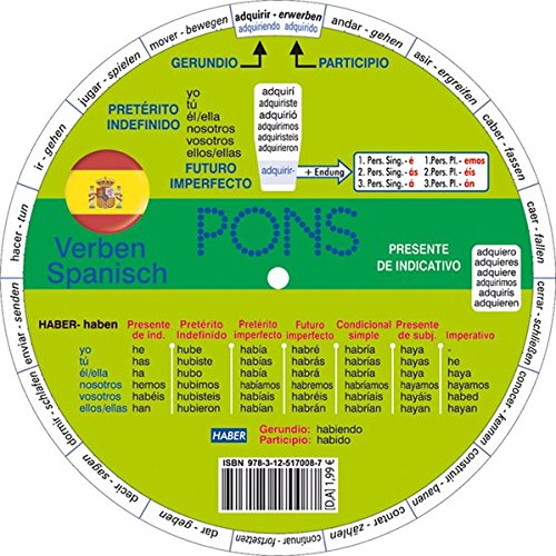 Pons Drehscheibe Verben Spanisch Amazon De Bucher