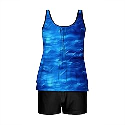 Tankini Swimsuits for Women Tummy Control Blouson