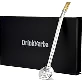 Bombilla de Acero Inoxidable Pico Dorado para Mate &ndash; Durable, Perfecta para Mate Argentino y Brasile&ntilde;o
