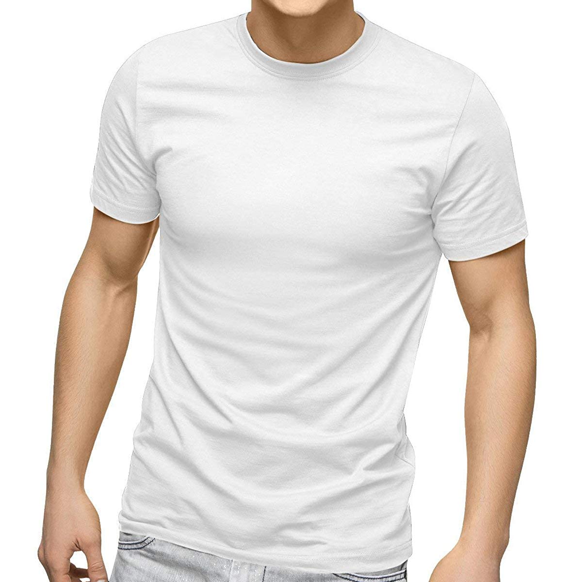 plain white color t shirt