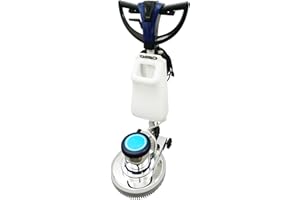 LGXEnzhuo Polisseuse de sol 1100 W - Polisseuse de sol commerciale - 45,7 cm - Brosse à récurer pour carrelage de sol - 3,17 