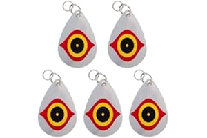 Cainda 5 Pack Horrible Predator Eye to Scare Birds Away, Birds Deterrent Hanging Devices, Keep Birds Away from Your Barns Garden Windows Warehouse