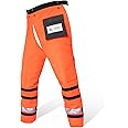 Technical Wrap Chainsaw Chaps by UL Class A 8 Layers Chainsaw Pants Apron Style Orange