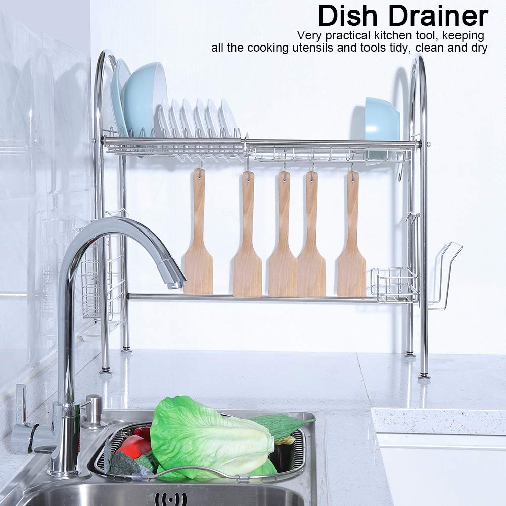 Scolapiatti in 304 acciaio inox Bicchieri scolapiatti piatto rack per ...