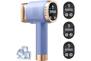 LUBEX IPL Laser Hair Removal for Women and Men, Sapphire Ice-Cooling Painless, Long-Lasting Result, at Home Hair Removal Device for Legs, Face