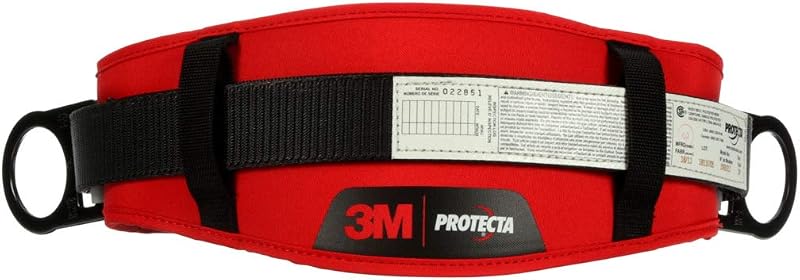 3M Protecta PRO 1091014 Body Belt Hip Pad 2 D-Rings Size M/L