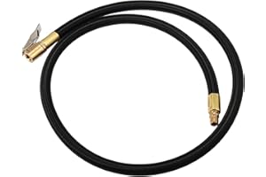 X AUTOHAUX Copper Nylon 80cm 31" Tire Valve Connect Pipe Air Chuck Inflator Compressor Pump Extension Hose for Car Motorbike 