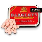 Barkleys Cinnamon Breath Mints, Mini Cinnamon Candy - Strong Cinnamon Flavor, Cool Mint for Party, After Dinner, Wedding, Everyday Use-Vegan, Reusable Travel Tins,1 Pack - 50 Count Each